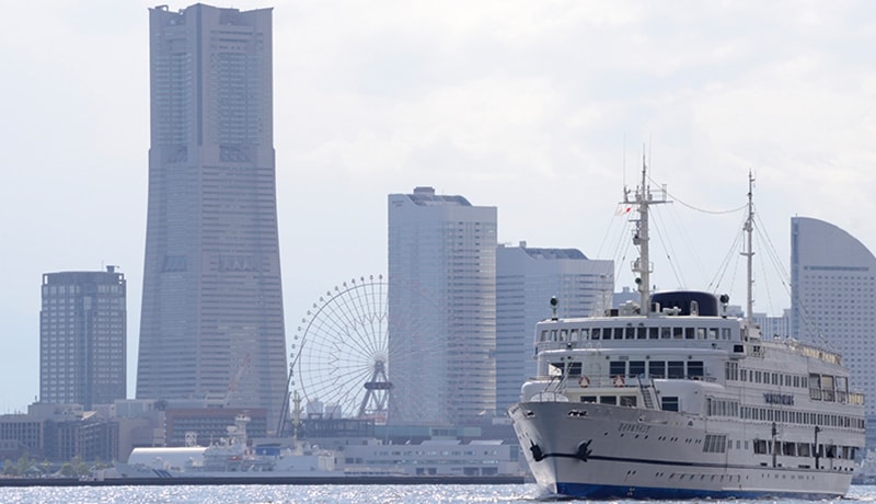 美しい横浜港の景色